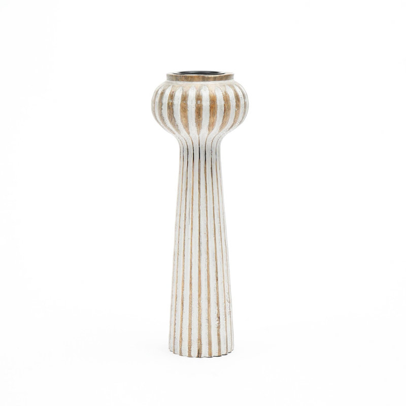 Porte-bougie en bois | Porte-bougie 12 "