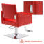 Spring Street 63.5cm W Faux Leather Hydraulic Barber Salon Chair with Metal Frame-1025283806