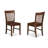 7 Piece Dining Set Consist of a Rectangle Solid Wood Table and 6 Kitchen Room Chairs, Mahogany-1104113411