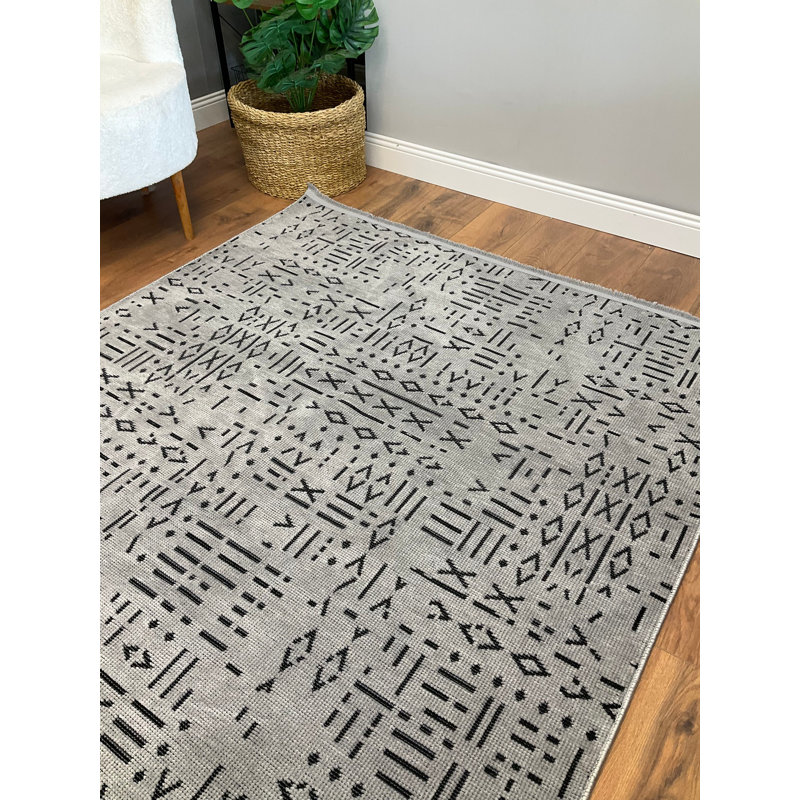 Amiliya Solid Colour Chenille Area Rug, Runner 100 x 300cm