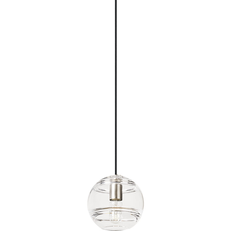 Sedona 1 - Light Pendant, No, Clear, Satin Nickel