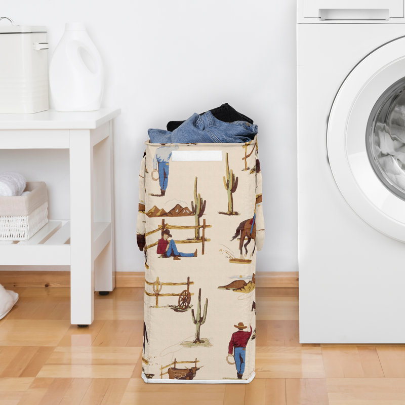 Panier à linge en toile