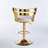 Modern Bar Chair(Set Of 2 ) With Golden Color Iron Tube Legs,  Soft Cushions And Comfortable Backrest, Suitable For Dining Room, Living Room, Cafe,Bar Stool-1572593469