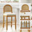 Tabouret de comptoir 26 po H-2086100297-2085650476-1924893688