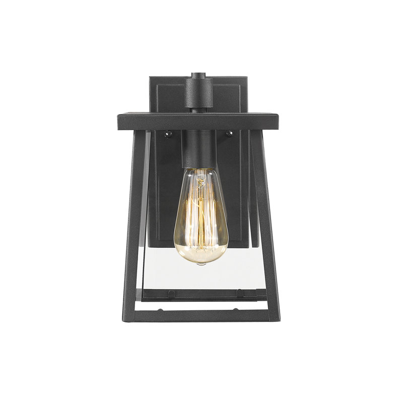 Dunnigan Wall Light, 10" H x 6.5" W x 8.75" D, Textured Black