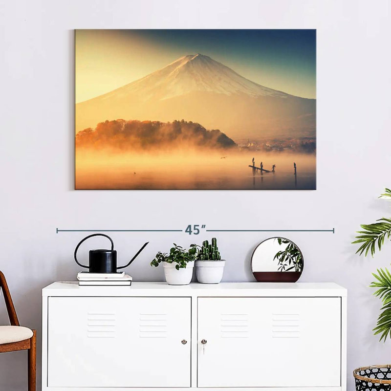Alvord brillant Mont Fuji, H 26 po x l 39 po