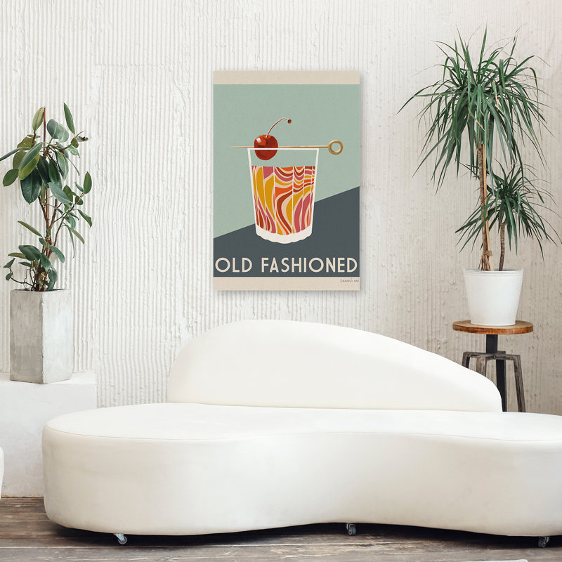 Affiche de cocktail Mid-Century moderne IV, H 36 po x l 24 po