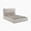 Roselane Upholstered Fabric Ottoman Bed Frame - Pillow Headboard Design        -1833108603-1833108601