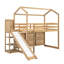 Lit mezzanine avec glissade Wood House-1854177347