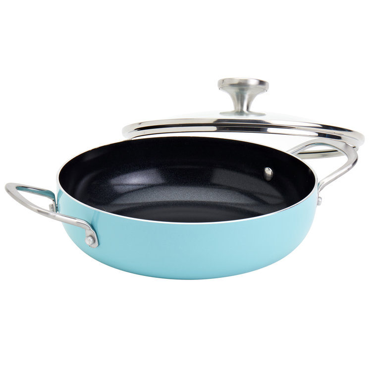 Infuse 3qt Aluminum Caldero / Saute Pan - Black