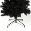 Arbre de Noël 6 pi avec sapin de Noël artificiel non éclairé avec branches réalistes, sapin de Noël avec 618 pointes, noir-107091507