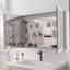 Armoire à pharmacie de salle de bain avec lumières, armoire à pharmacie DEL 36 po x 24 po-579187985