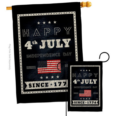 Drapeau à 2 côtés H 40 po x l 28 po