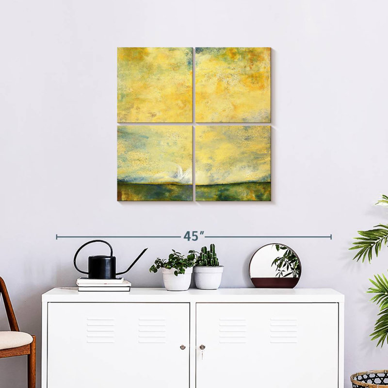 Blissfully Grounded, 26" H x 26" W