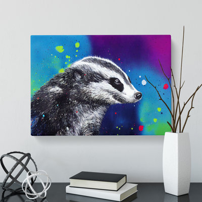 Badger Splash Vol.3 Abstract - Wrapped Canvas