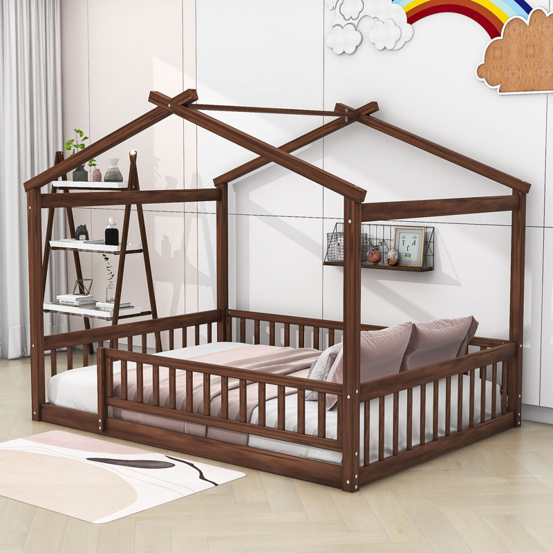 Galbin House Bed by Harper Orchard, Walnut, Full