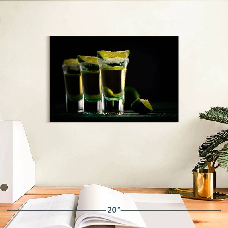 Yarlin Tequila Salt Lime Shots, 8" H x 12" W