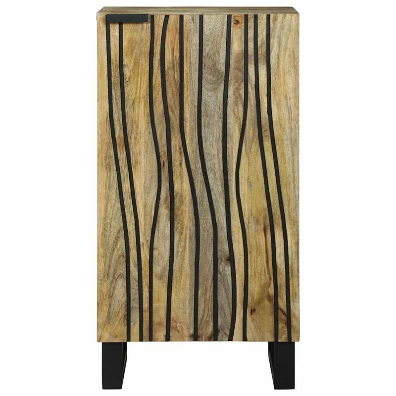 40cm Solid Wood Sideboard, Brown