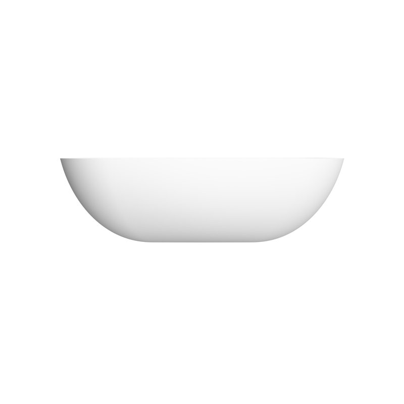 Kauri Square Resin Vessel , Matte White