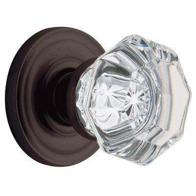 Filmore Privacy Door Knob with 5048 Rose