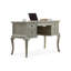 Bureau blanc rectangulaire en bois massif