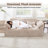 Segal 8 Piece L Shape Cloud Soft Chenille Upholstered Oversized Modular Compression Sectional Sofa Set , No Assembly Required-1674661448