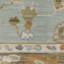 Tapis bleu sarcelle / rouille à bordure Graicyn-950380090