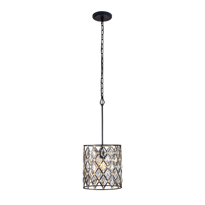 Luminaire suspendu cylindrique unique 1 lumières Windsor