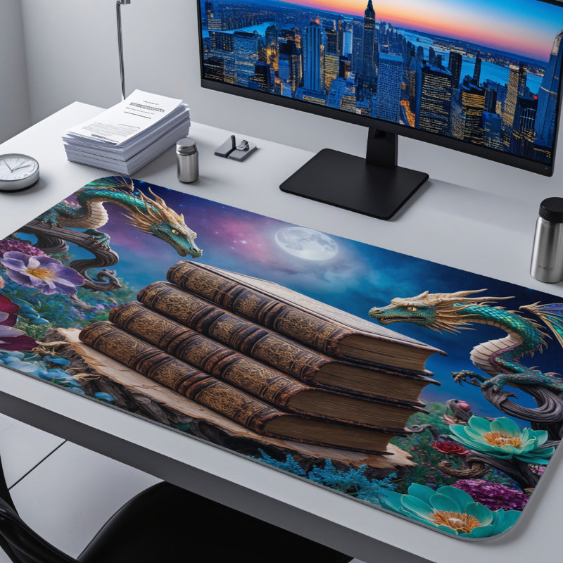Polyester Desk Pad, 31.5x15.5