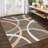Modern Machine Washable Rug Low Pile Non Slip Geometric Rug Foldable Stain Resistant Rugs for Living Room Bedroom Indoor Ultra Thin Carpet-966352393