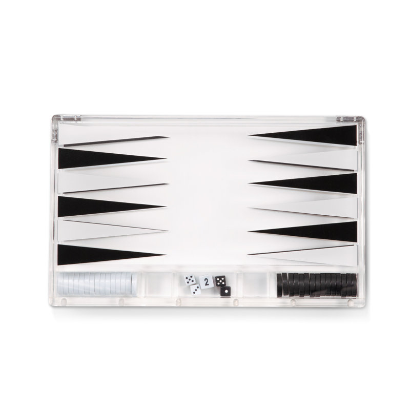 Jeu de backgammon noir / blanc Kingston Seymour