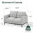 Thompson 53.5'' Upholstered Loveseat-1498288572