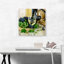 " Wine Glass With Grapes Home Decor "