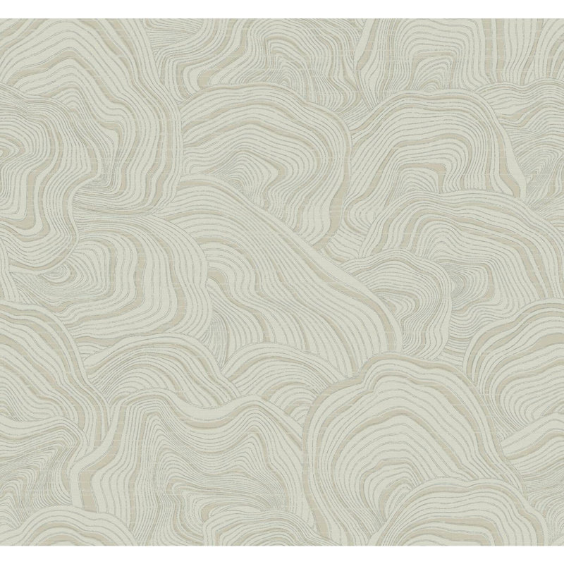 Geodes Abstract Metallic Wallpaper Double Roll, Taupe
