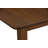 Marvi SERIFF EXTENSION DINING TABLE DARK WALNUT