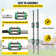 Linear Guide Rail, 2Pcs HGR20-1700mm Linear Slide Rail, with 1Pcs RM1605