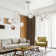 Brustrom Long 6fts 8-Light Sputnik Chandelier Ceiling Light Fixture with LED 3 Colour Bulbs