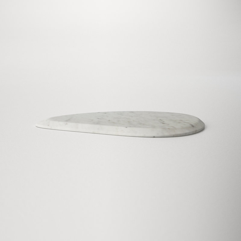Zion Abstract Marble Cheese Board, 0.5" H x 12" W x 18" D