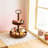 Farmhouse Style Two-Tier Wooden Tray Stand - Rustic Serving And Display Tray For Home Decor, Coffee Bar, And Table Centerpiece