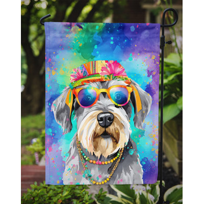 Drapeau de jardin Hippie Dawg