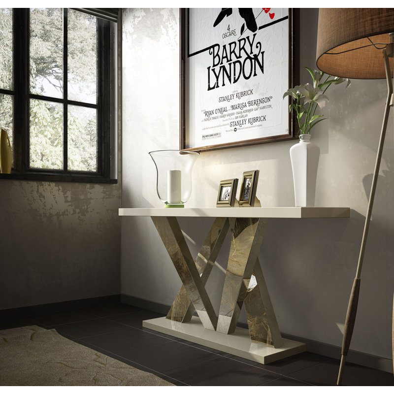 Console Saphire, H 29,5 po x l 39,4 po x P 15,6 po, Haute brillance