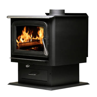 Ashley Hearth 2000 Square Feet Freestanding Wood Burning Stove u0026 Reviews |  Wayfair