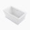 Bain de bain blanc sur pied 60 po x 34 po kohler Stargaze