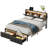 Brisna Vegan Leather Platform Bed-1424863788-1460935027