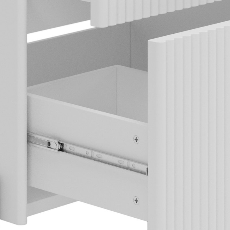 Meuble-lavabo 30 po avec lavabo en céramique, Blanc