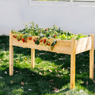 Handmade Wood Raised Garden Bed