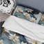 Ensemble de housse de couette Serenity blanc et bleu sarcelle-1229828414