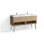 Modo 60" W Freestanding Double Bathroom Vanity with Dawson Leg
