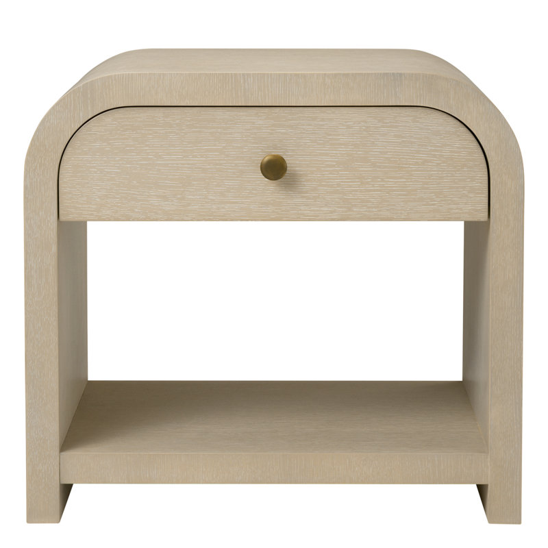 Nightstand Rhodes Oak Veneer, Washed Oak