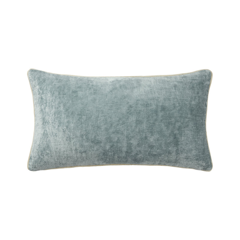 Orpheo Decorative Pillow, Rectangle 13"H x 22"W, Teal